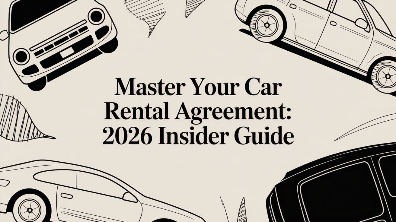 Master Your Car Rental Agreement: 2026 Insider Guide