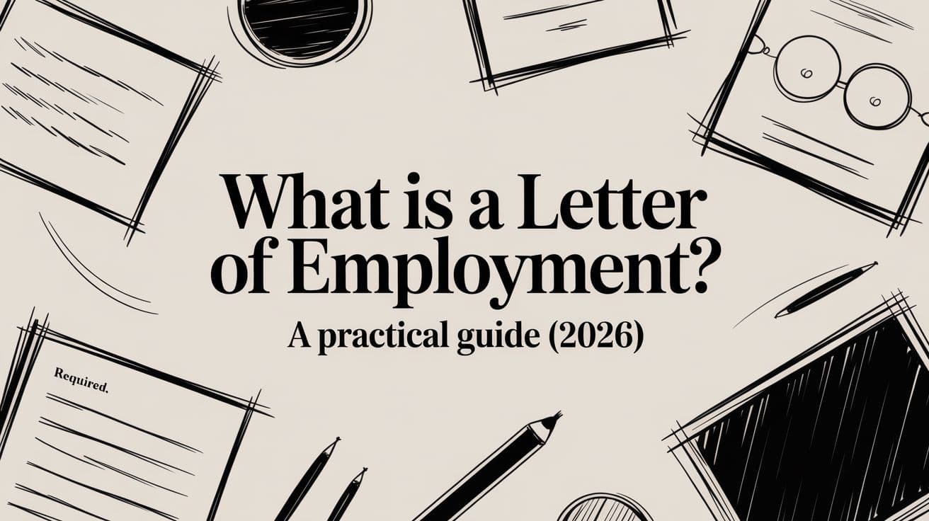 What Is a Letter of Employment? A Practical Guide (2026)